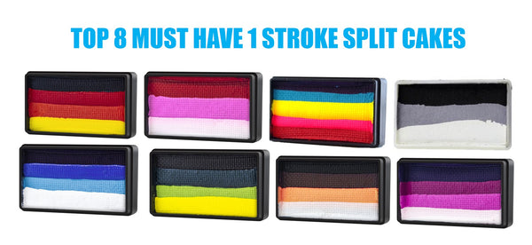 one strokes by fusion body art must have rainbow cakes