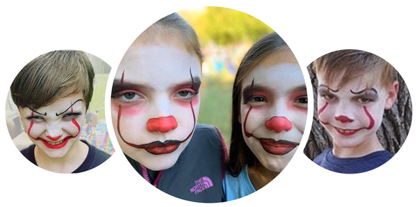 Amy Harrison -  Catherine Grace -Meg Billington Pennywise face paint