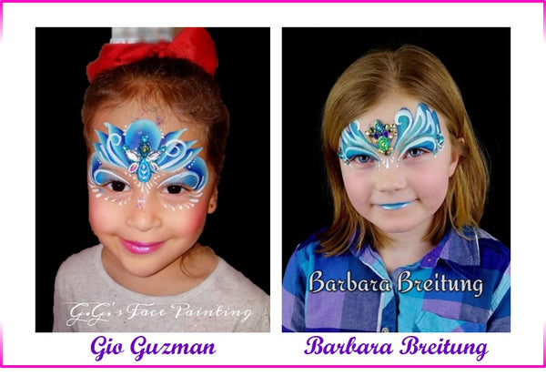 Princess Crowns Face Painting Designs