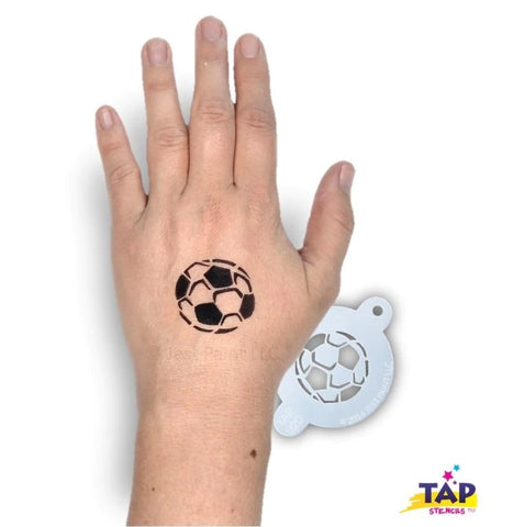 TAP SOCCER / FUTBOL STENCIL for Face Painting