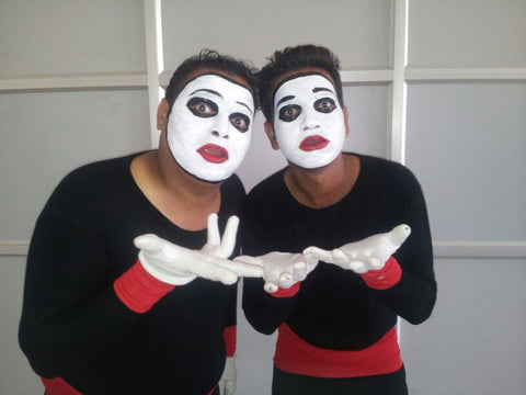 mime face paint makeup ideas