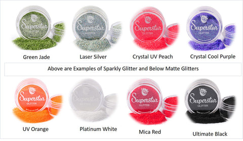 Fuchsia Fine Biodegradable Glitter by Superstar — www.