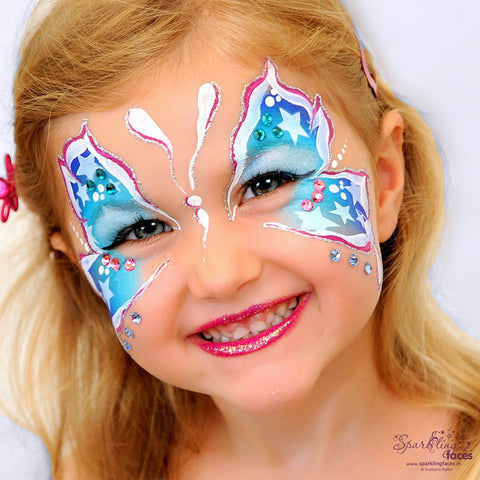 Easy Butterfly Face Paint Guide & Ideas — Jest Paint - Face Paint Store