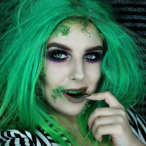 Mehron Spinach Tooth Paint Demo