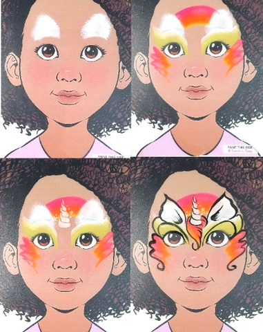 Unicorn FACE PAINT tutorial