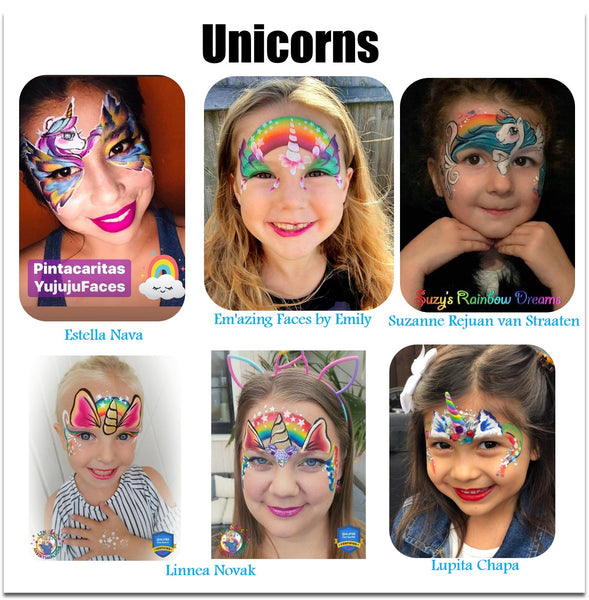 unicorn ideas face painting makeup