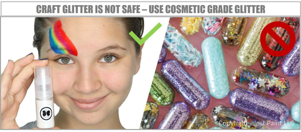 Use safe glitter