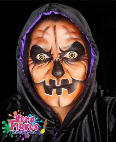 Creepy face paint : r/halloween