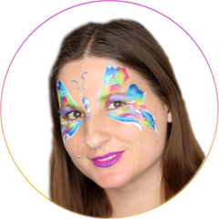 How To Face Paint Watercolor Butterfly Face Paint Tutorial