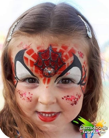 Cazzadoodle face painting spiderman