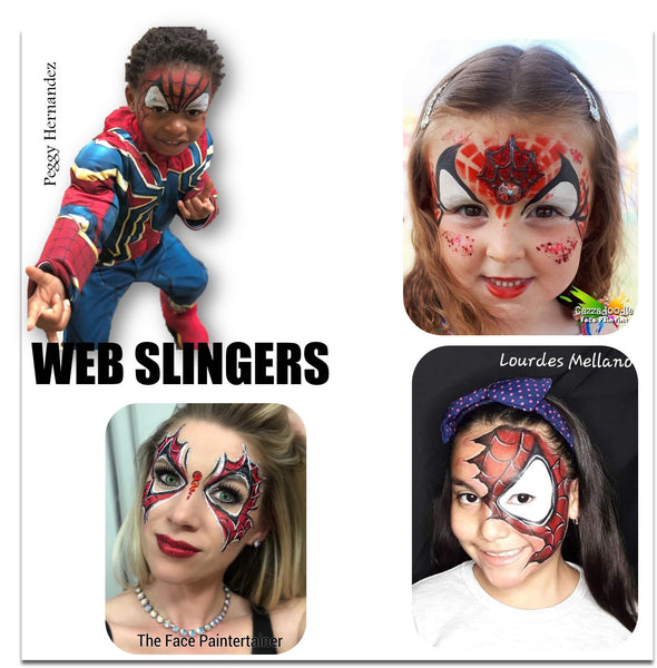 spider man face painting