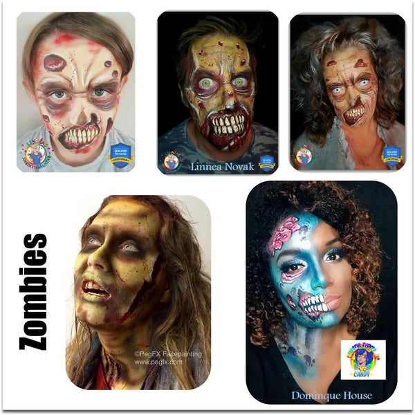 Create Faces Face Painting: Halloween Horror Training Online