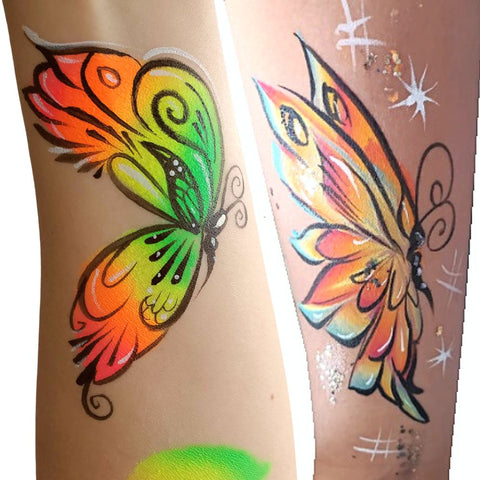 Butterfly Arm Art Face and Body Painting by Anna Wilinski