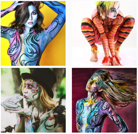 Body Paint Guide  Everything You Need To Know About Body Painting