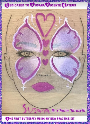Chaim Taraselli Buttefly Face Paint