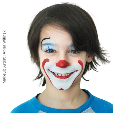 Tulipaner Næb nedadgående 50+ Easy Clown Makeup Face Paint Ideas For All Ages — Jest Paint - Face  Paint Store