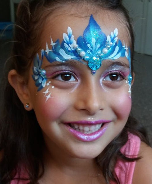 Debbie Mann teen Frozen Princess makeup