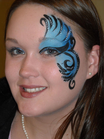 face painting ideas by anna wilinski eye design blues