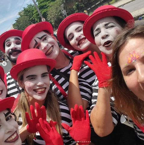 mime face paint makeup ideas