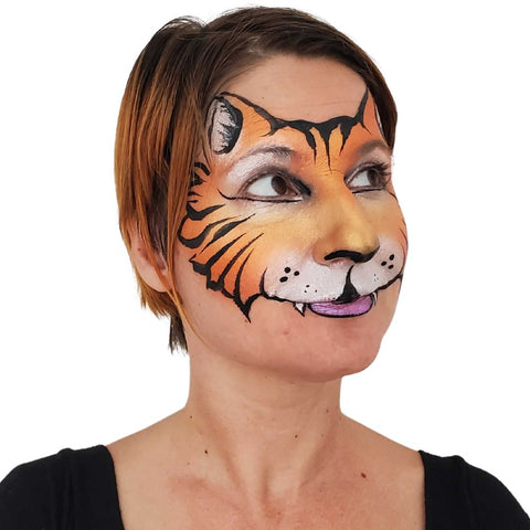 Anna Wilinski tiger face painting design