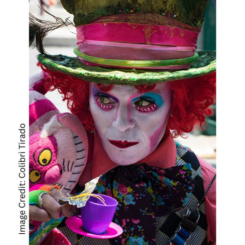 Colibri Tirado Mad Hatter Clown Makeup