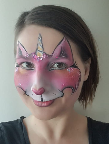 Unikitty face paint by anna wilinski