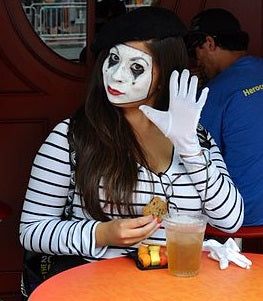 mime face paint makeup ideas