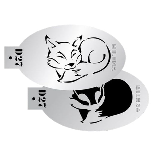 MILENA STENCILS  Face Painting Stencils - (Spotted Cub Set) D29