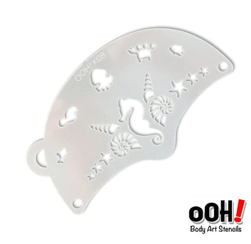 S09 Honeycomb Sphere Airbrush & Face Paint Stencil – Ooh! Body Art Stencils