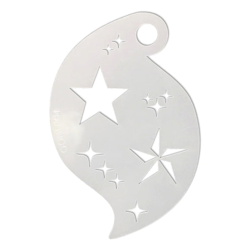 Jewel Heart Storm Face Paint Stencil by Ooh! Body Art (R02