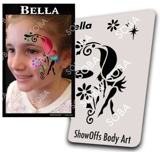 Airbrush Henna Stencil 4 - SOBA - ShowOffs Body Art