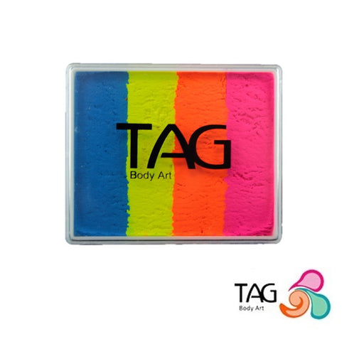 TAG Face Paint - Split Cake - Purple/ Light Blue - 50 grams