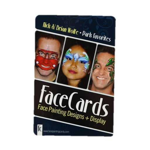 Scary face painting book by Nick Wolfe