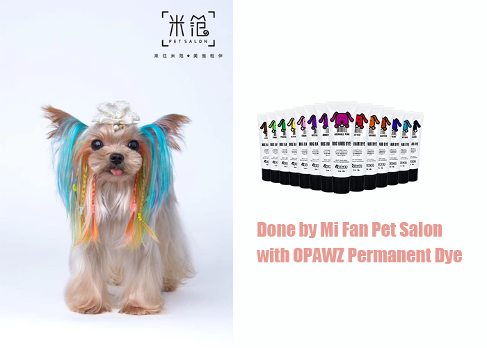 Mi Fan Pet Salon con tinte permanente OPAWZ