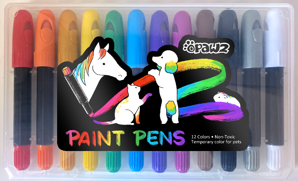 Red Pet Paint Pen - Temporarily Pet Color - Safe and Non-Toxic – OPAWZ