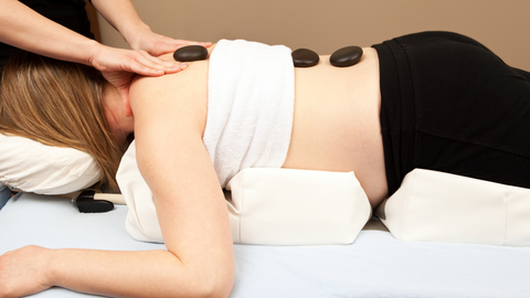 Hot stone massage during pregnancy