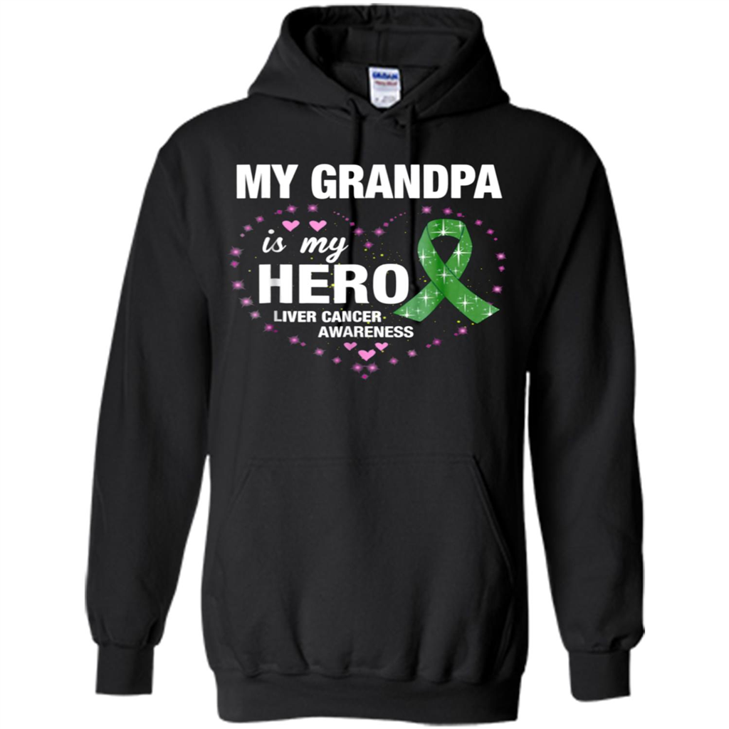 My Grandpa Is My Hero Liver Cancer Awareness - Shirts