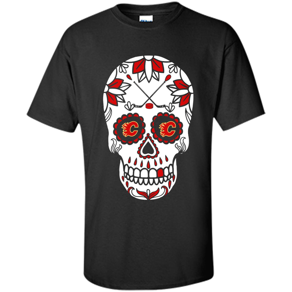 Calgary Flames Hockey Sugar Skull Day Of The Dead - Shirt