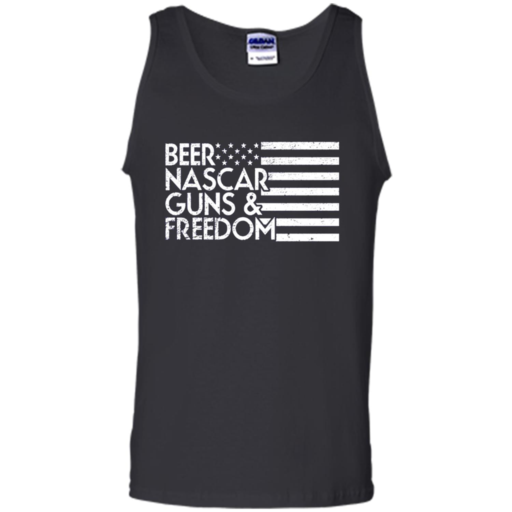 Beer, Nascar, Guns And Freedom - Tank Top Shirts