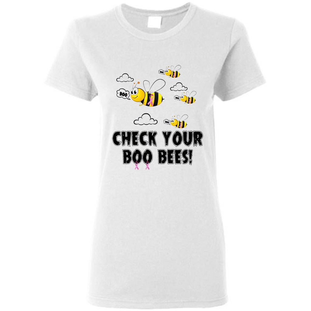 Breast Cancer Check Your Boo Bees - Short-sleeve Shirts