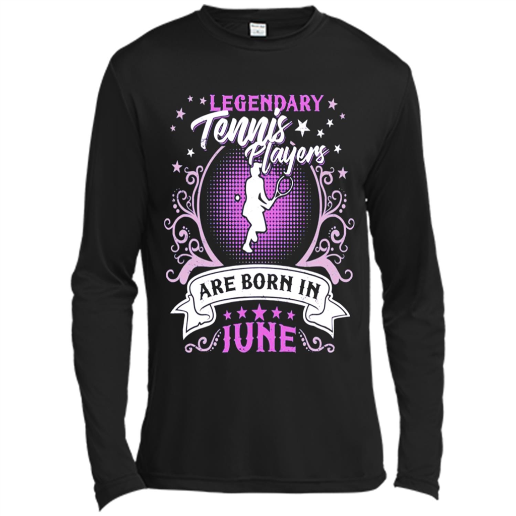 Legendary Tennis Players Are Born In June - Canvas T-shirt