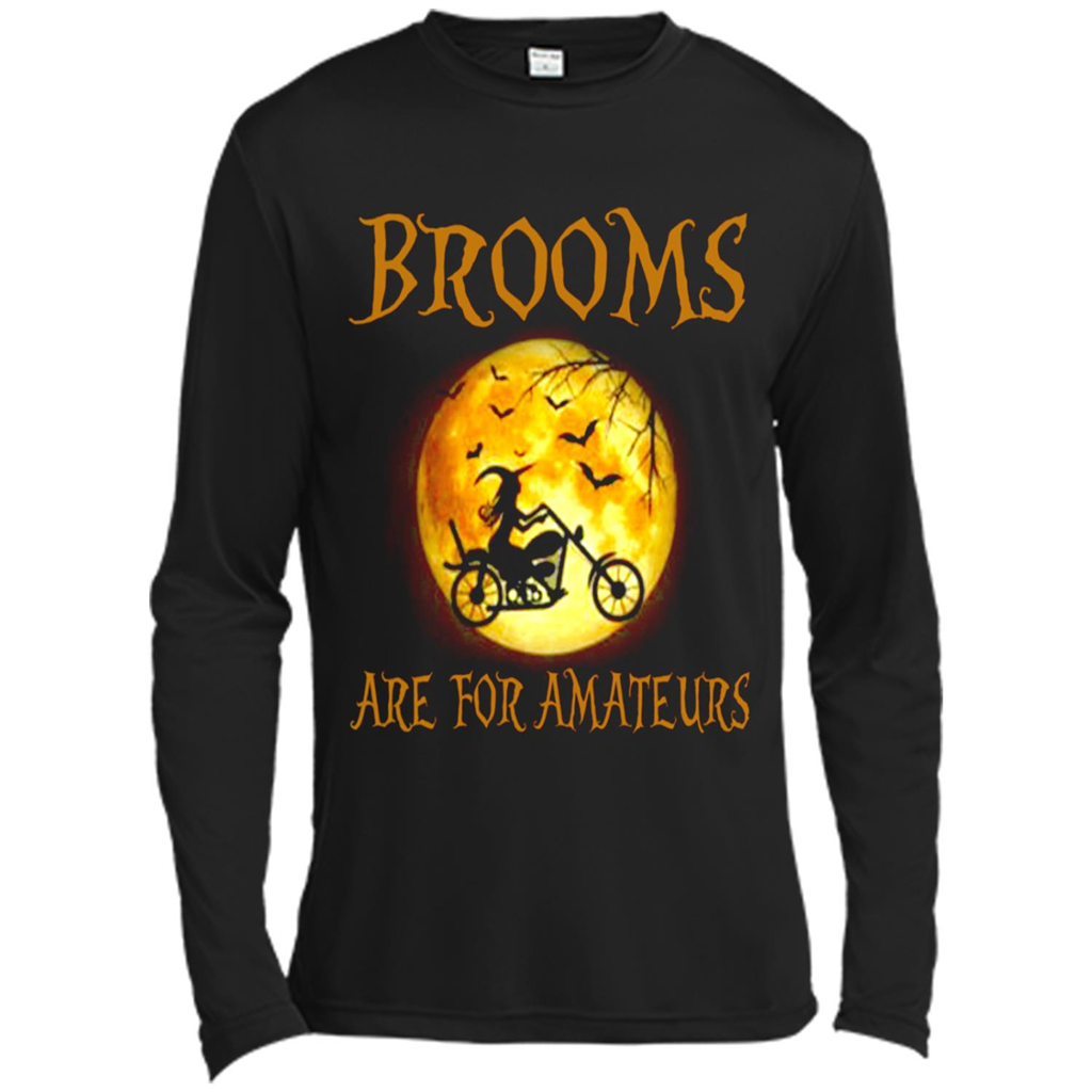 Brooms Are For Amateurs - Canvas T-shirt