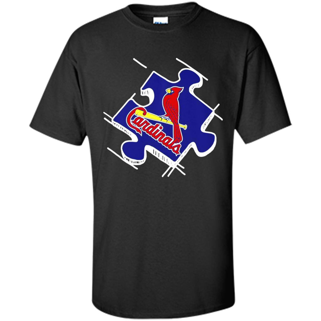 St Louis Cardinals Autism Puzzle Piece - Shirt