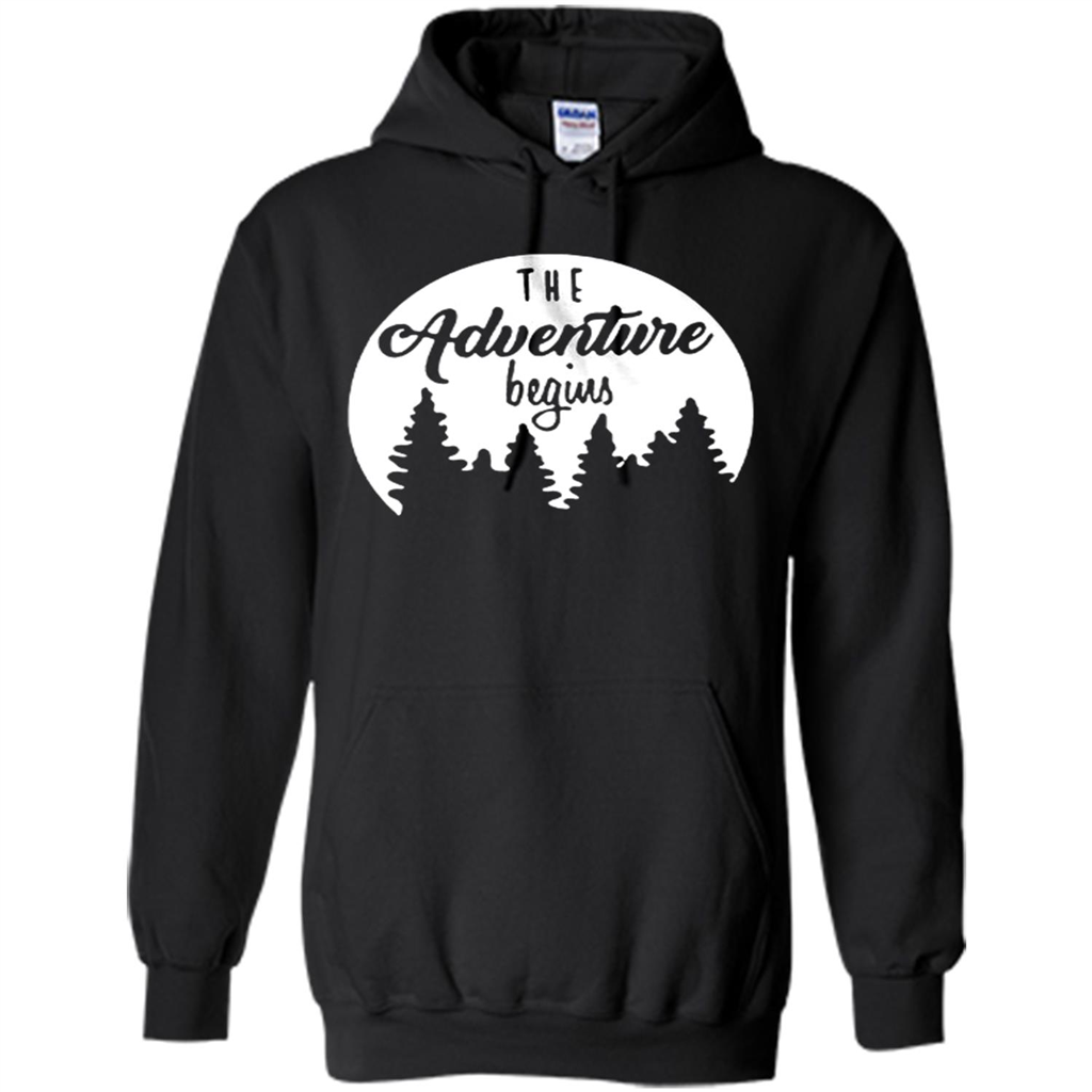 The Adventure Begins Travel Coming Home Boho Hipster - Shirts