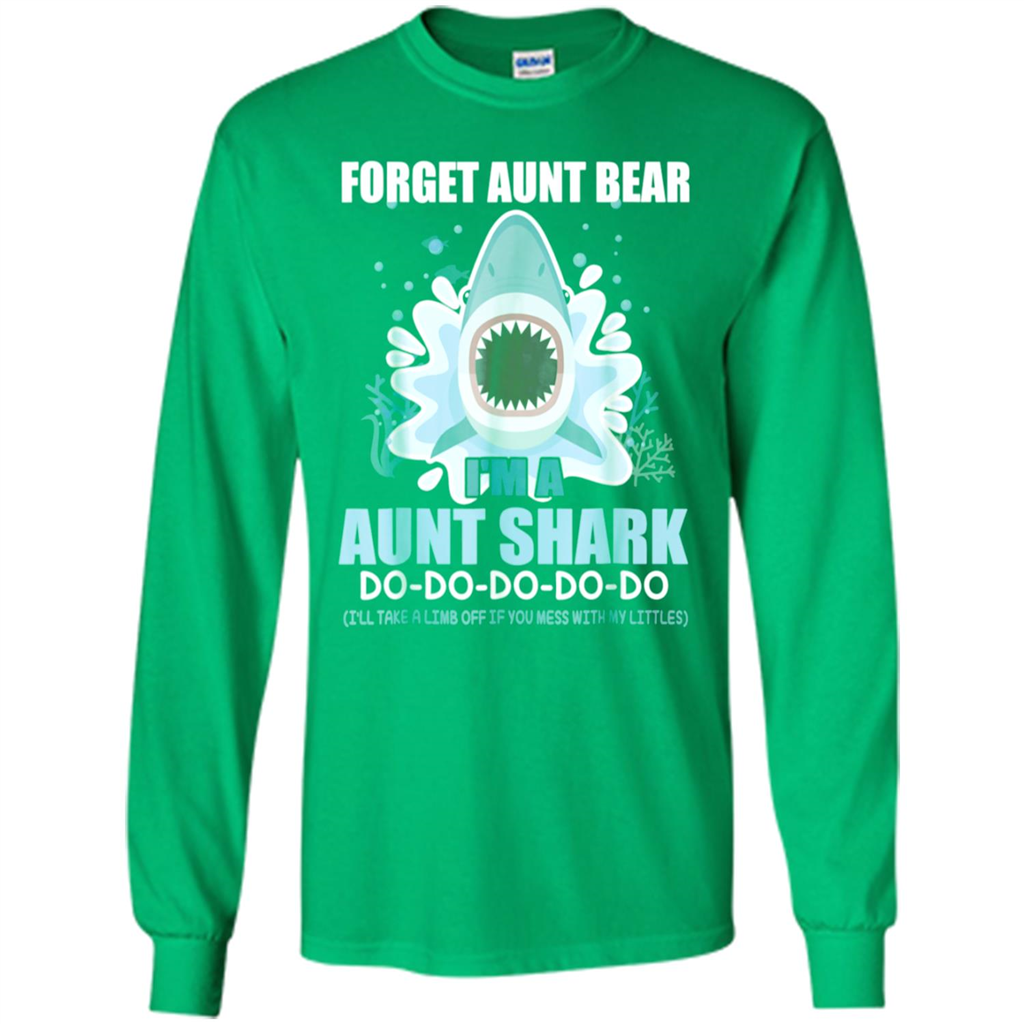 Forget Aunt Bear Im A Auntie Shark Do-do-do-do - T-shirt