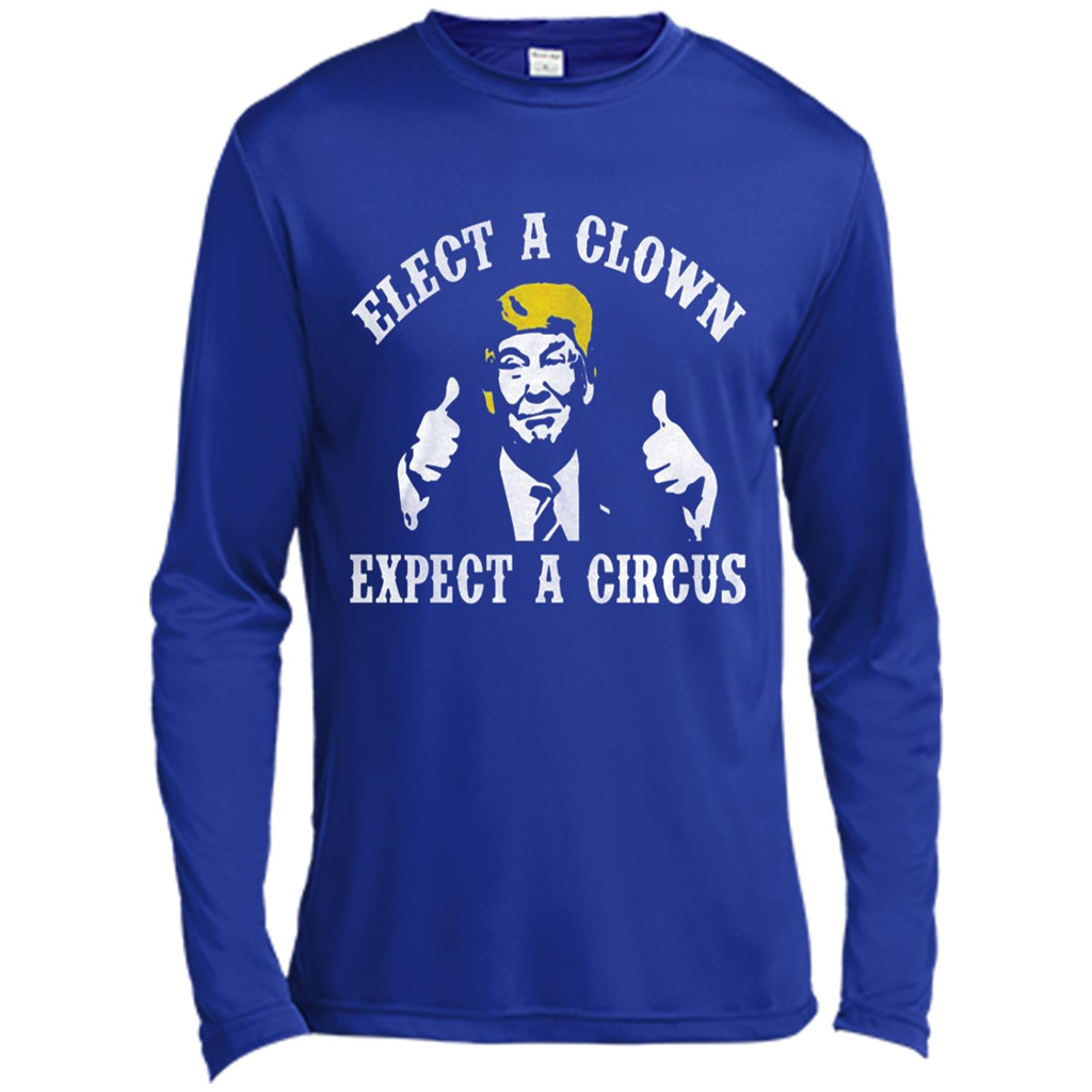 Donald Trump Elect A Clown Expect A Circus - Canvas T-shirt