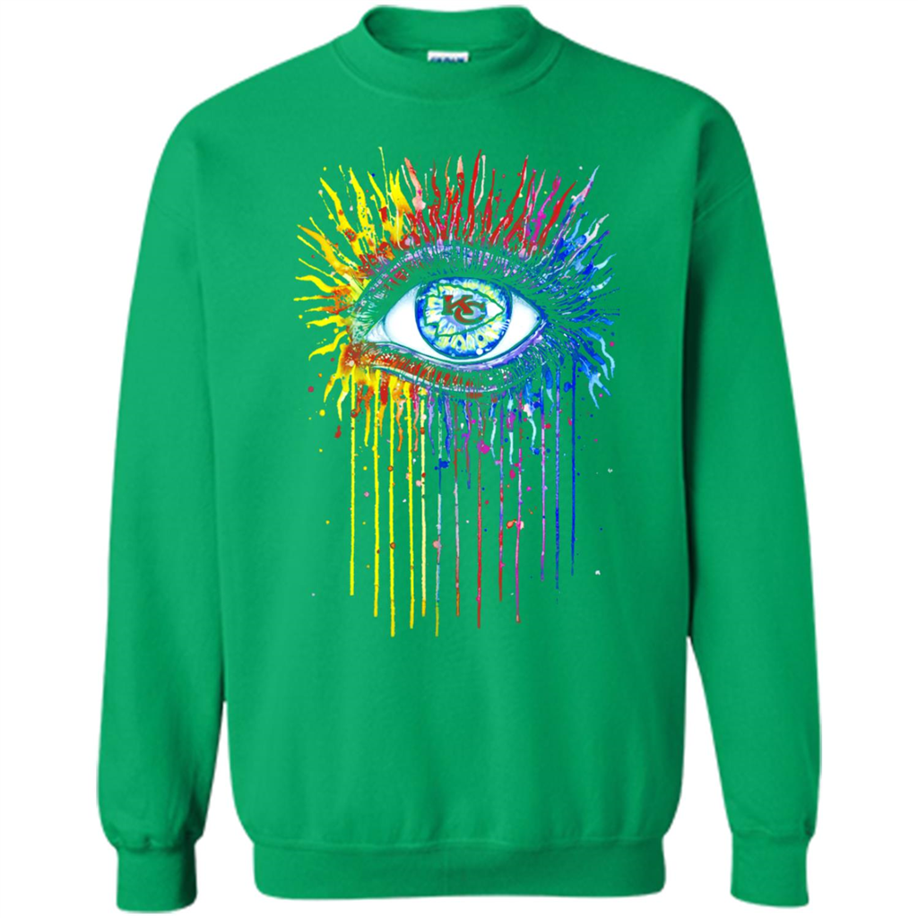 Colorful Eyes Shirt For Kansas City Chiefs Fans - 