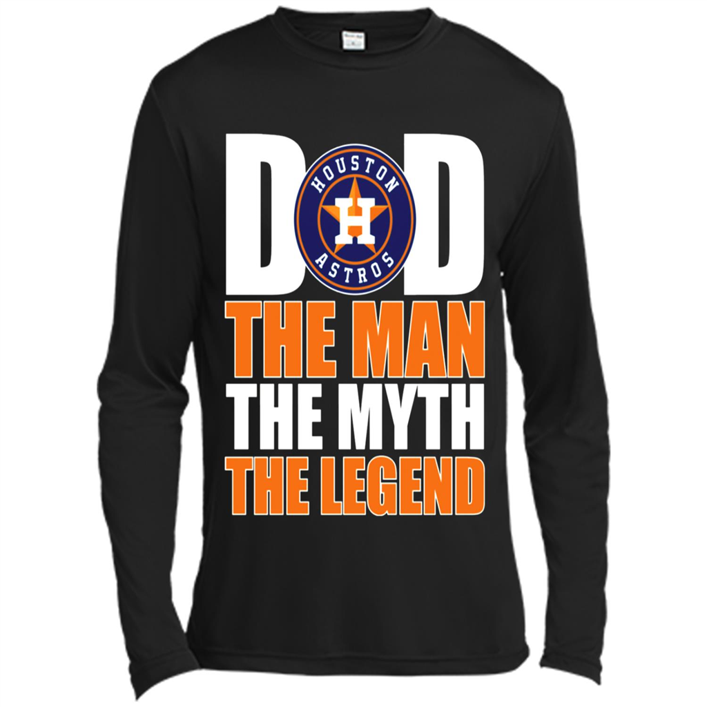 Houston Astros Baseball Dad The Man The Myth The Legend - Canvas T-shirt