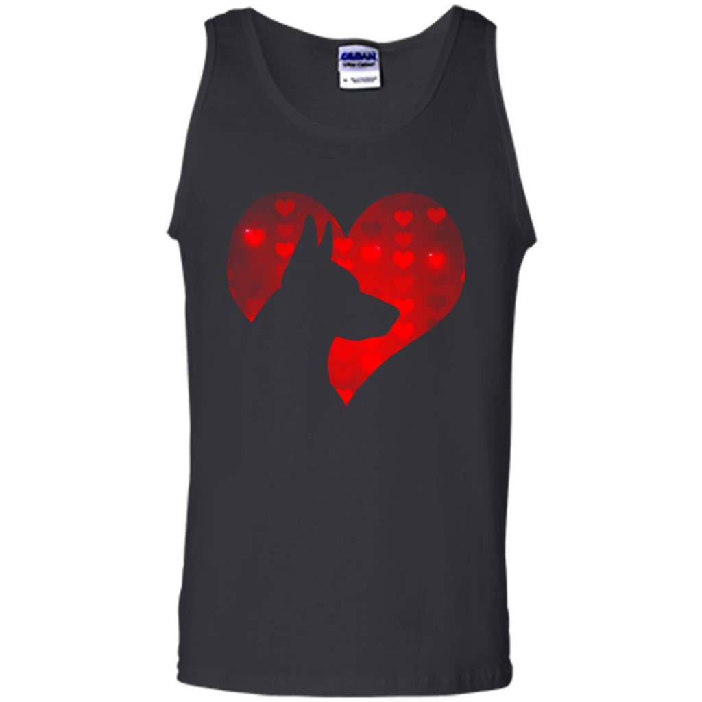 I Love My German Shepherd Dog Valentines Day - Tank Top Shirts