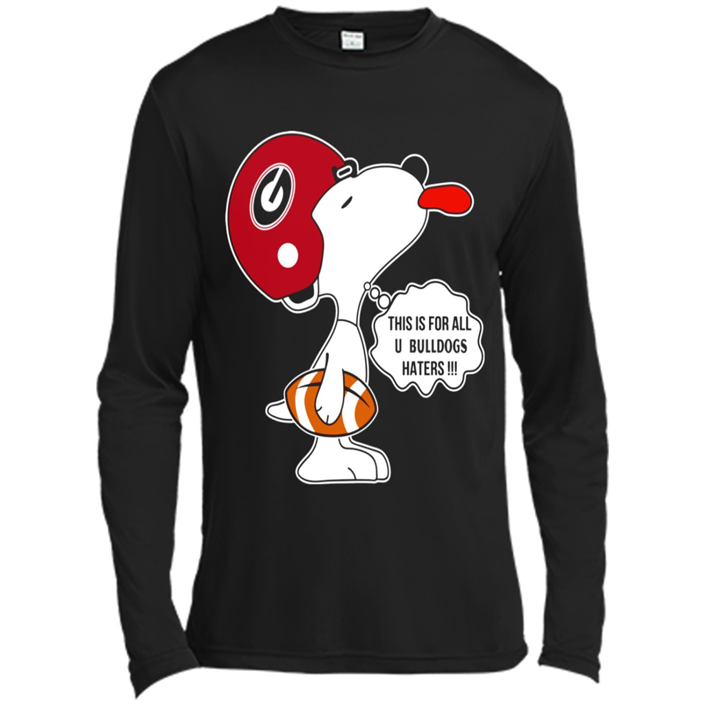 This Is For All U Georgia Bulldogs Haters Snoopy - Canvas T-shirt